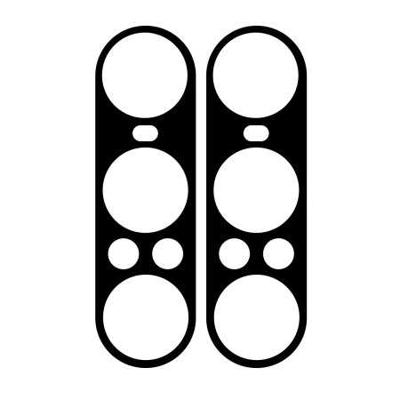 Szkło na aparat Bizon Glass Lens do Xperia 1 VII, 2 sztuki