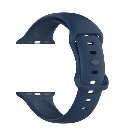 Pasek Bizon Strap Watch Silicone S do Apple Watch 44/45/46/49 mm, granatowy