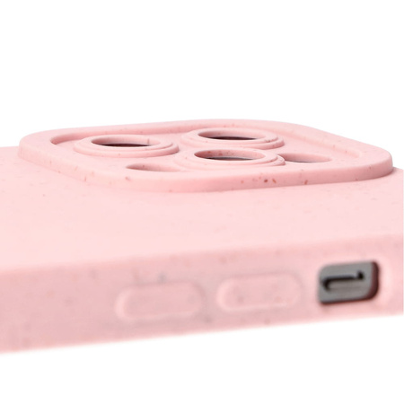 Ekologiczne etui Bizon Bio-Case do iPhone 12 Pro Max, różowe