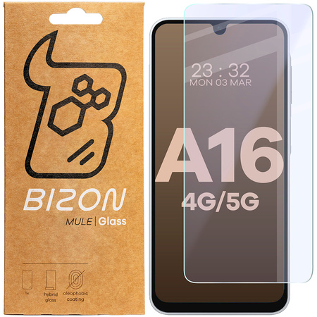 Elastyczne szkło hybrydowe Bizon Glass Mule do Galaxy A16 4G/5G