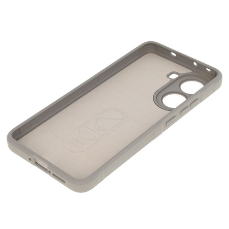 Pancerne etui Bizon Case Tur do Xiaomi Poco X7 Pro, jasnoszare