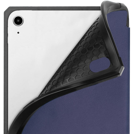 Etui Bizon Case Tab Lizard do Apple iPad Mini (A17 Pro) 2024 / iPad Mini 6 2021, granatowe