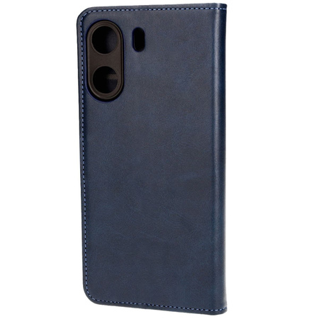 Etui z klapką Bizon Case Pocket do Xiaomi Redmi 13C / Xiaomi Poco C65, granatowe