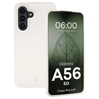 Etui z recyklingu Bizon Case ReLeaf do Galaxy A56 5G, białe
