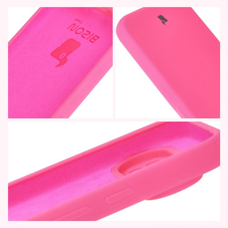 Silikonowe etui Bizon Soft Case do Google Pixel 9 Pro XL, neonowo-różowe