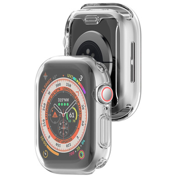 Etui Bizon Case Watch Felipe do Apple Watch 11 / 10 (42mm), przezroczyste