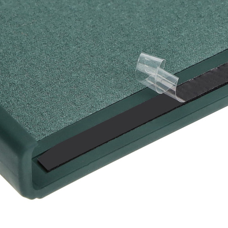 Etui Bizon Case Silicone Ring Sq do Galaxy Z Flip5, ciemnozielone