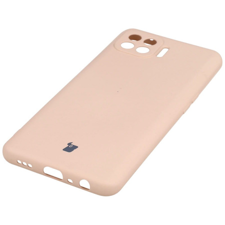 Etui Bizon Case Silicone do Oppo Reno 4 Lite, jasnoróżowe