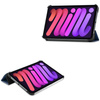 Etui Bizon Case Tab Croc do iPad Mini (A17 Pro) 2024 / iPad Mini 6 2021, granatowe