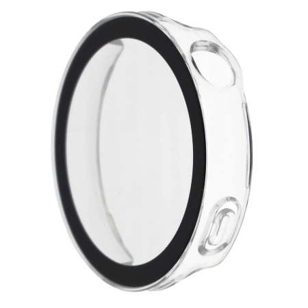 Etui ze szkłem do zegarka Bizon Case Watch Adamo do Huawei Watch GT6 41 mm, przezroczyste