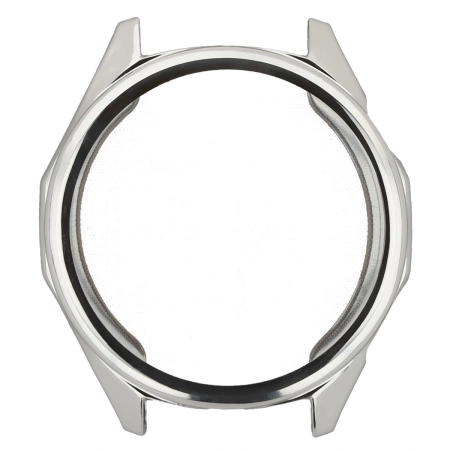 Etui z osłoną ekranu Bizon Case Watch Felipe do Huawei Watch GT6 46 mm, srebrne