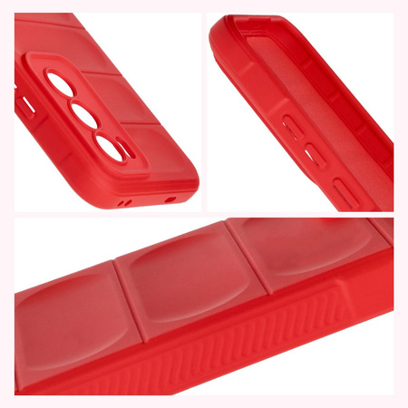 Pancerne etui Bizon Case Tur do Oppo Reno 12 Pro, czerwone