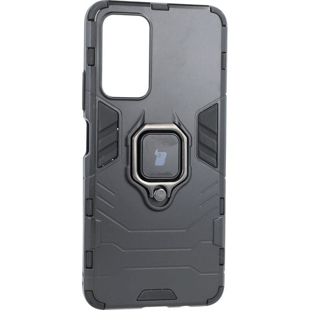 Etui Bizon Case Armor Ring do Poco M4 Pro 5G / Redmi Note 11S 5G, czarne