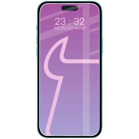 Elastyczne szkło hybrydowe Bizon Glass Mule do iPhone 16 Plus