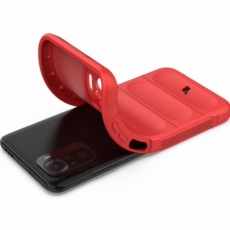 Pancerne etui Bizon Case Tur do Xiaomi Poco M5s / Xiaomi Redmi Note 10 / 10s, czerwone