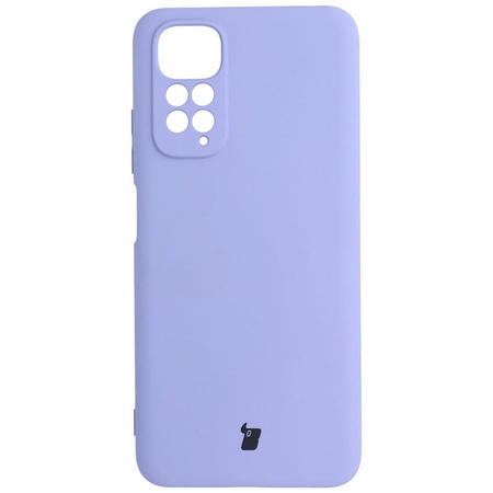 Etui Bizon Case Silicone do Xiaomi Redmi Note 11/11S, jasnofioletowe