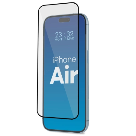Szkło hartowane z ramką do łatwej aplikacji Bizon Glass Aplikator do iPhone Air, 2 sztuki
