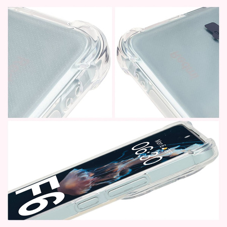 Elastyczne etui Bizon Case Salpa do Xiaomi Poco F6, przezroczyste