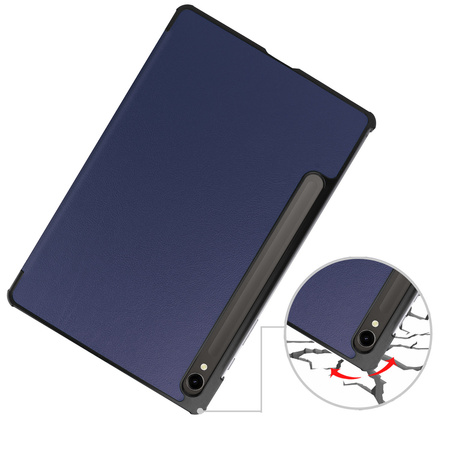 Etui Bizon Case Tab Croc do Samsung Galaxy Tab S9, granatowe