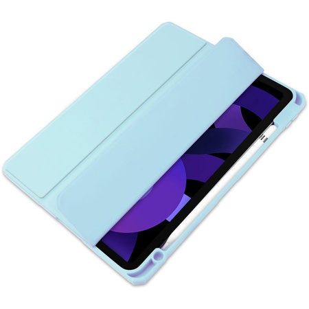 Etui Bizon Case Tab Clear Matt do Apple iPad Air 6 / Air 5 / Air 4 / iPad Pro 11 2018, błękitne