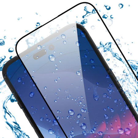 Szkło hartowane Bizon Glass Edge 2 do iPhone 14 Pro Max, czarne