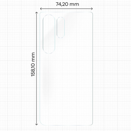 Folia hydrożelowa na tył Bizon Glass Hydrogel, Galaxy S24 Ultra, 2 sztuki