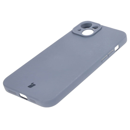 Etui Bizon Case Silicone do Apple iPhone 15 Plus, szare