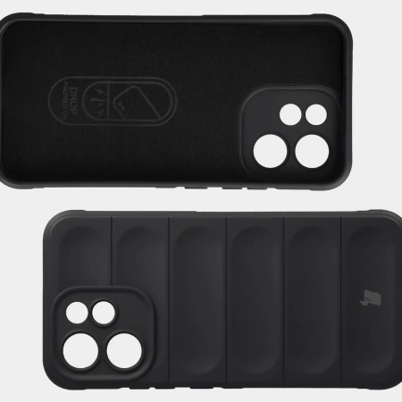 Pancerne etui Bizon Case Tur do Oppo Reno 15 F / FS, czarne