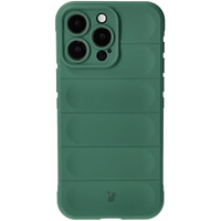 Pancerne etui Bizon Case Tur do iPhone 15 Pro Max, ciemnozielone