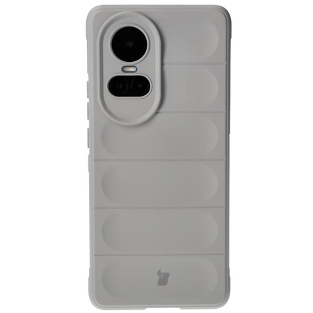 Pancerne etui Bizon Case Tur do Oppo Reno10 5G, jasnoszare