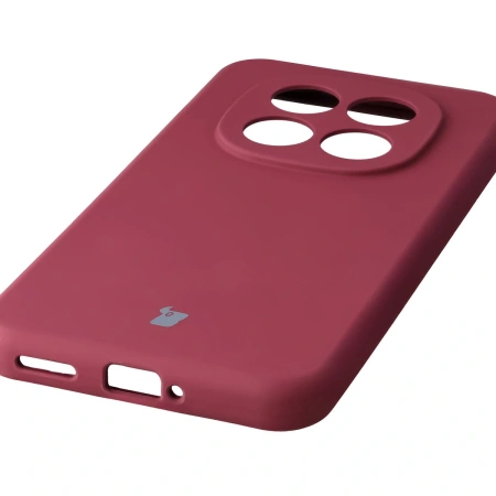 Silikonowe etui Bizon Soft Case do Xiaomi Redmi Note 15 Pro Plus 5G / POCO M8 Pro 5G, ciemnofioletowe