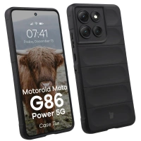 Pancerne etui Bizon Case Tur do Motorola Moto G86 Power 5G, czarne