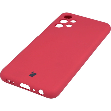 Etui Bizon Case Silicone do Galaxy A13 4G, ciemny róż