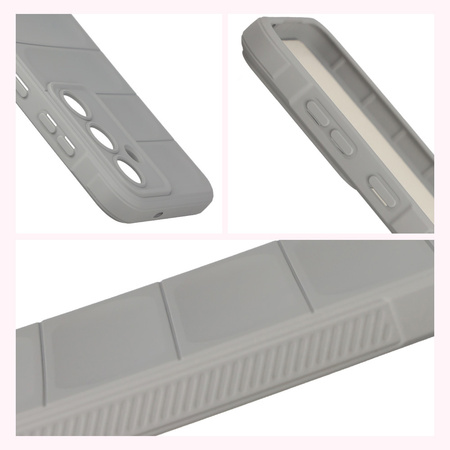 Pancerne etui Bizon Case Tur do Galaxy S25 FE, jasnoszare