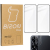 2x Szkło + szybka na aparat BIZON Edge 2 Pack  do Oppo A78 4G