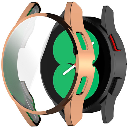 Etui Bizon Case Watch Felipe do Galaxy Watch FE / Watch 4 40 mm, rożowozłote