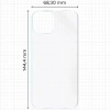 Folia hydrożelowa na tył Bizon Glass Hydrogel Back do iPhone 15, 1 sztuka