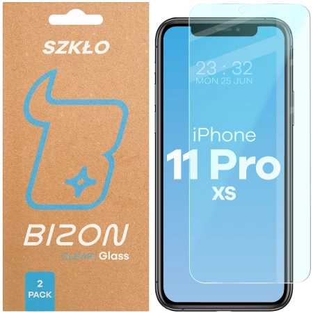 Szkło hartowane Bizon Glass Clear Duo do iPhone 11 Pro / Xs, 2 sztuki