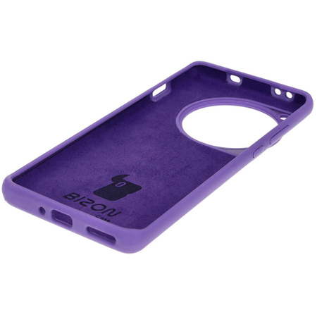 Silikonowe etui Bizon Soft Case do OnePlus 12, fioletowe