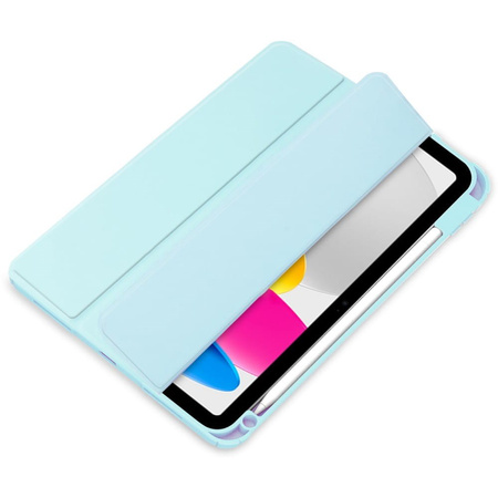 Etui Bizon Case Tab Clear Matt do iPad 11 / 10 gen. 2025 / 2022, błękitne