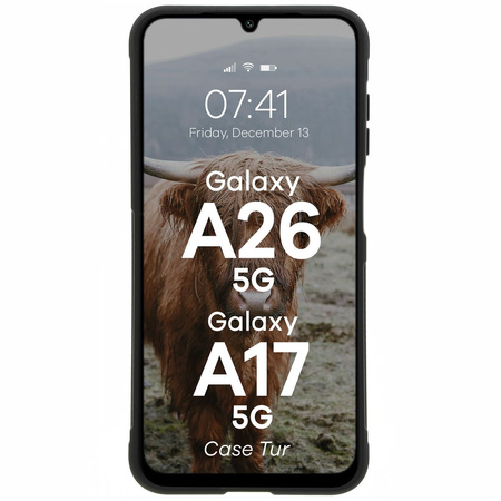 Pancerne etui Bizon Case Tur do Galaxy A17 5G / A26 5G, czarne