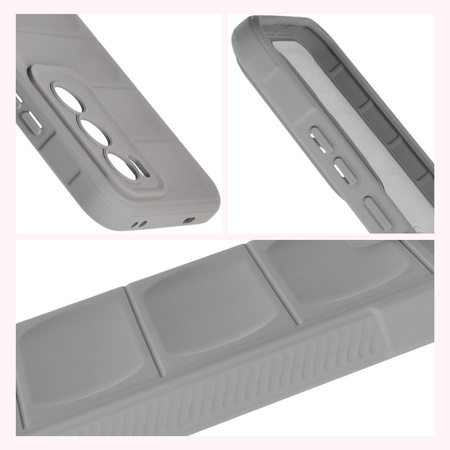 Pancerne etui Bizon Case Tur do Oppo Reno 12, jasnoszare