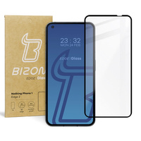 Szkło hartowane Bizon Glass Edge 2 do Nothing Phone 1, czarne