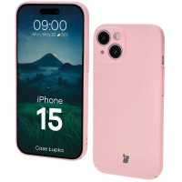 Etui Bizon Case Łupka do iPhone 15, różowe