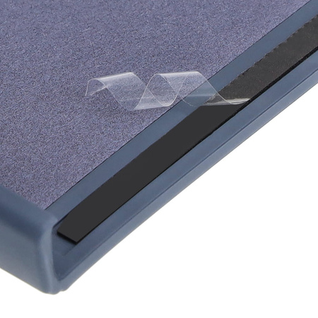 Etui Bizon Case Silicone Ring Sq do Samsung Galaxy Z Flip5, szare