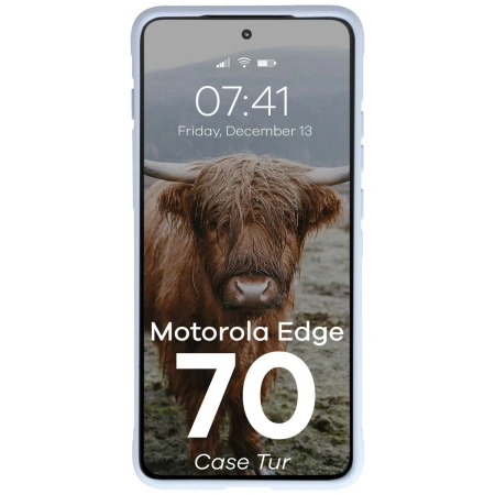 Pancerne etui Bizon Case Tur do Motorola Edge 70, jasnoniebieskie