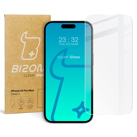 Szkło hartowane Bizon Glass Clear 2 do iPhone 14 Pro Max