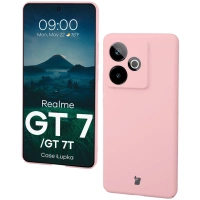 Etui Bizon Case Łupka do Realme GT 7 / 7T, różowe