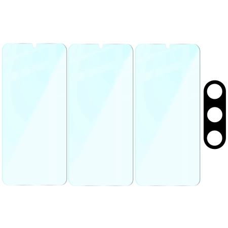 3x Szkło + szybka na aparat Bizon Clear 2 Pack do Xiaomi Redmi 14C 4G