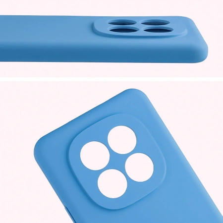 Silikonowe etui Bizon Soft Case do Xiaomi Redmi Note 15 Pro 4G, niebieskie